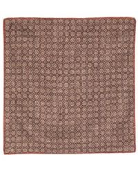 Brunello Cucinelli - Logo Patch Graphic Printed Pocket Square - Lyst
