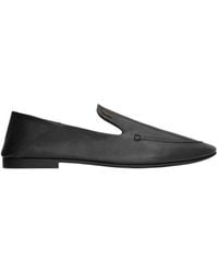 Saint Laurent - Logo-Plaque Loafers - Lyst