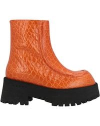 Marni - Solid Color Ankle Boots - Lyst