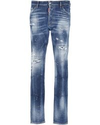 DSquared² - Cool Guy Distressed Skinny-Cut Jeans - Lyst