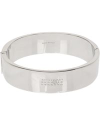 MM6 by Maison Margiela - Logo-Engraved Bracelet - Lyst