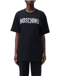 Moschino - Long Sleeve Crewneck Sweatshirt - Lyst