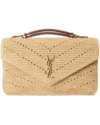 Saint Laurent - Solid Color Shoulder Bag - Lyst