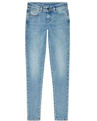 DIESEL - 2017 Slandy Mini Logo Tag Jeans - Lyst