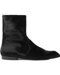 KHAITE - Round-Toe Ankle Boots - Lyst