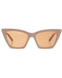 McQueen - Eyewear Spike Geometric Cat-Eye Frame Sunglasses - Lyst