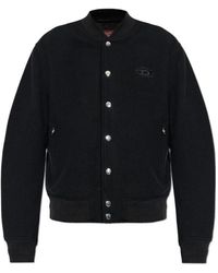 DIESEL - J-Arry-Wrd Button-Up Jacket - Lyst
