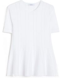 Max Mara - Stretch Viscose Sweater - Lyst