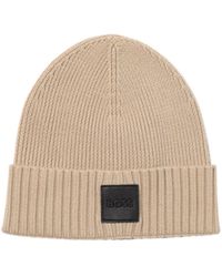 BOSS - Nearless Knitted Hat - Lyst