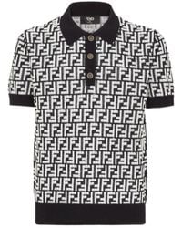 Fendi - Ff Monogram Polo Shirt - Lyst