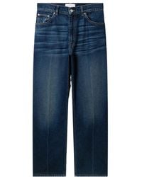 Stella McCartney - Crest-Embroidered Straight Jeans - Lyst
