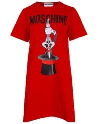 Moschino - Bugs Bunny Print T-Shirt Dress - Lyst