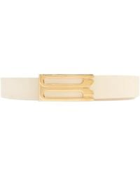Victoria Beckham - Regular B Buckle Belt - Lyst