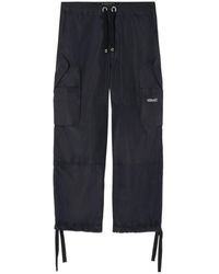 Versace - Logo Printed Drawstring Cargo Pant - Lyst
