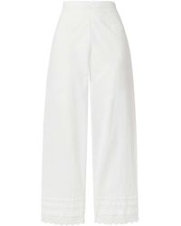 Doen - Francisca Embroidered Casual Pants - Lyst