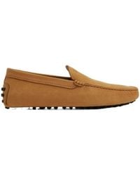 Tod's - Slip-On Leather Loafers - Lyst