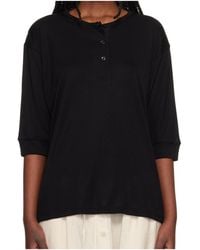 Studio Nicholson - Relaxed Henley Top - Lyst
