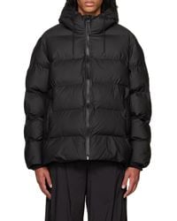 Rains - Hooded Down Jacket - Lyst