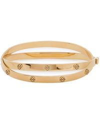 Tory Burch - One-Piece Double Loop Bangle - Lyst
