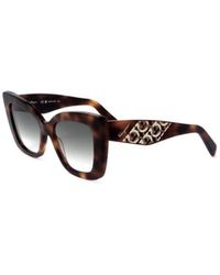 Ferragamo - Ferragamo Eyewear Butterfly Frame Sunglasses - Lyst