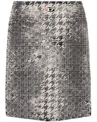 DIESEL - De-Rathian-Fsh Midi Skirt - Lyst