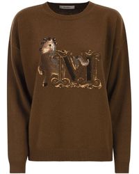 Max Mara - Mxmterra Oversized Jumper - Lyst