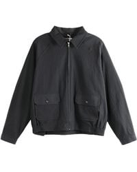 Bode - Seersucker Coach's Bomber Jacket - Lyst