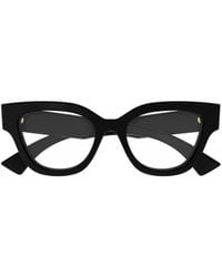 Gucci - Eyewear	Cat Eye Frame Glasses - Lyst