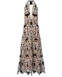Johanna Ortiz - Lace Guipure Maxi Dress - Lyst