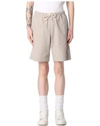 Paul Smith - Ps Logo Patch Drawstring Deck Shorts - Lyst