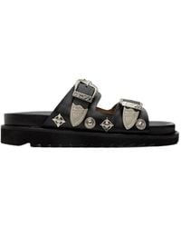 Toga - Double Buckle Sandals - Lyst