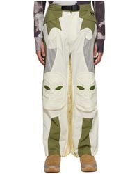 Kusikohc - Patchwork Casual Pants - Lyst