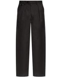 AllSaints - Conway Pleated Wide-Leg Pants - Lyst