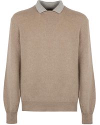 Kiton - Wool And Cashmere Pullover - Lyst