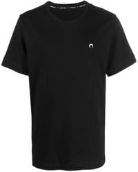 Marine Serre - Crescent Moon Cotton T-Shirt - Lyst