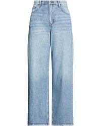 Rag & Bone - Loose Denim Trousers - Lyst