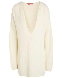 MAX&Co. - V-Neck Long-Sleeve Lightweight Knit Sweater - Lyst