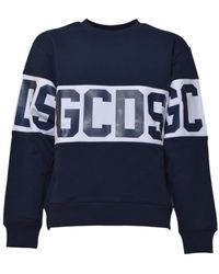 Gcds - Logo Band Crewneck Sweatshirt - Lyst