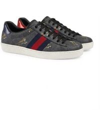 Gucci - Ace Gg Supreme Tigers Sneaker - Lyst
