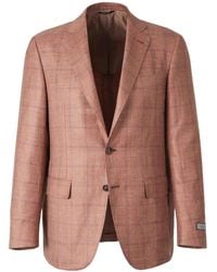 Canali - Checked Blazer - Lyst