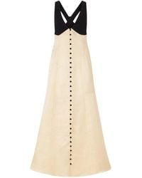 Rosie Assoulin - Linen-Blend Maxi Dress - Lyst