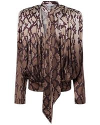 Stella McCartney - Snake-Effect Top - Lyst