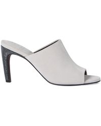 Brunello Cucinelli - Open-Toe Heels Mules - Lyst