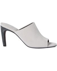 Brunello Cucinelli - Open-Toe Heels Mules - Lyst