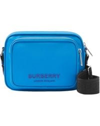 Burberry - Logo Detailed Zipped Shoulder Bag - Lyst
