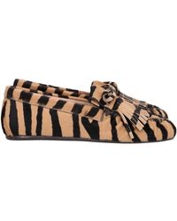 Stuart Weitzman - Britt Fringed Loafer - Lyst