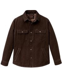 Filson - Fleece-Lined Button-Up Shirt Jacket - Lyst