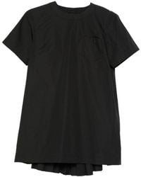 Sacai - Short Sleeve Dress - Lyst