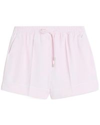 Sportmax - Crespo Contrast Trim Drawstring Shorts - Lyst