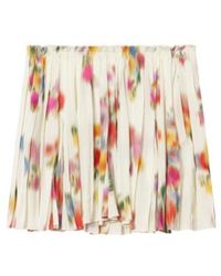 Isabel Marant - Isabel Marant Étoile Livy Printed Pleated Mini Skirt - Lyst